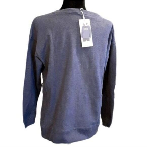 WILDFOX Top "Social Statement" Women's Crewneck Sweatshirt Sz M/L NWT - Picture 5 of 7